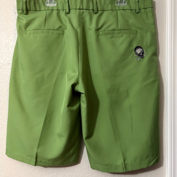 Tattoo Golf Green Flat Front Performance Golf Shorts. Size 38 - Picture 5 of 10